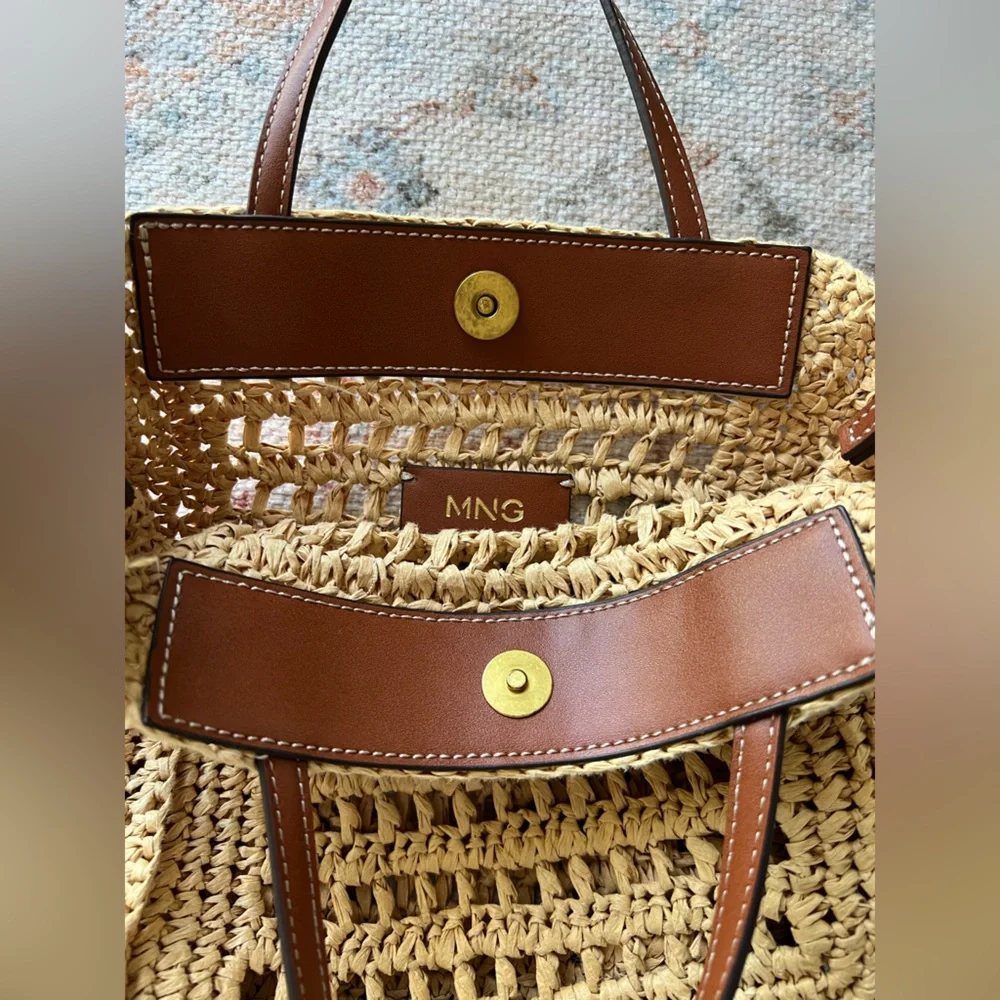 Mango woven mini bag - Picture 3 of 5